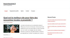 Desktop Screenshot of lesportasainte.fr
