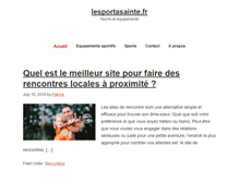 Tablet Screenshot of lesportasainte.fr